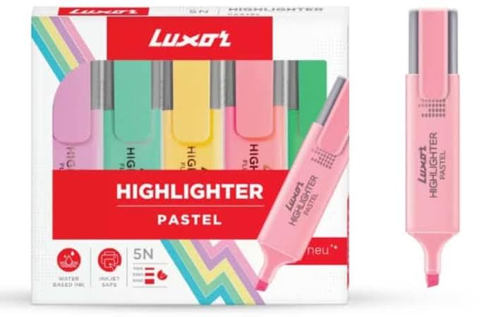 luxor-pastel-highlighter-set-5pc